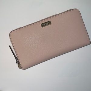 Kate Spade Zip Wallet Mauve
